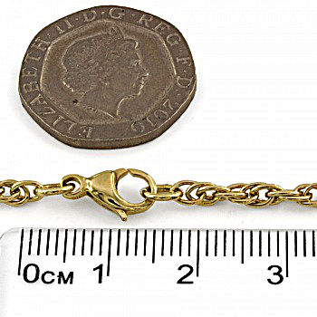 9ct gold 8.6g 16 inch Prince of Wales Chain